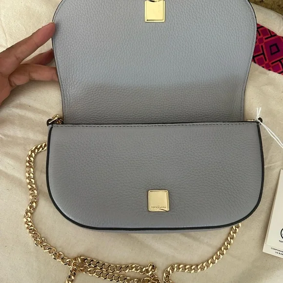 New Tory Burch CHELSEA PEBBLED CROSSBODY BAG - Picture 4 of 8